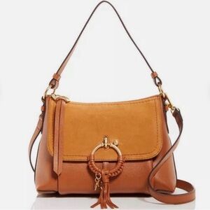 See By Chloe Brown Leather Shoulder Bag